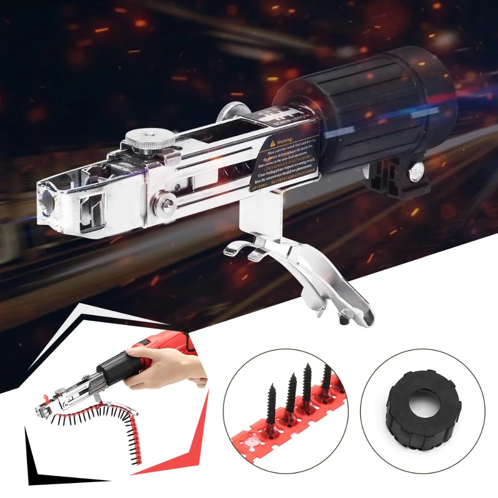 Drillpro-Automatic-Chain-Nail-Gun-Adapter-Screw-Gun-for-Electric-Drill-Woodworking-Tool-Cordless-Power-Drill (2)