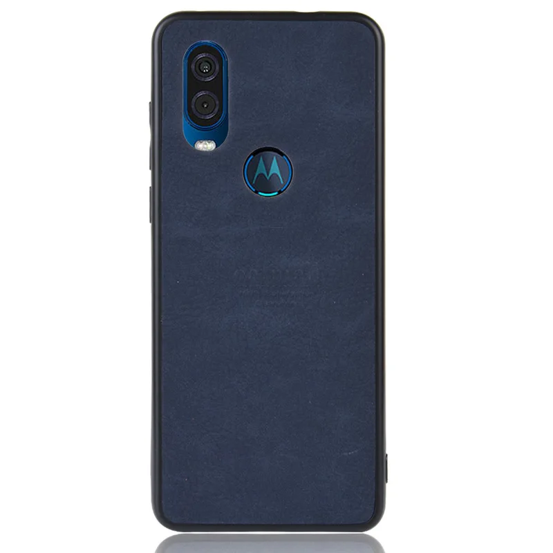 Новая модная задняя крышка из искусственной кожи для Motorola MOTO ONE VISION, силиконовый чехол с мягким краем из ТПУ внутри, милые Чехлы для телефона Fundas