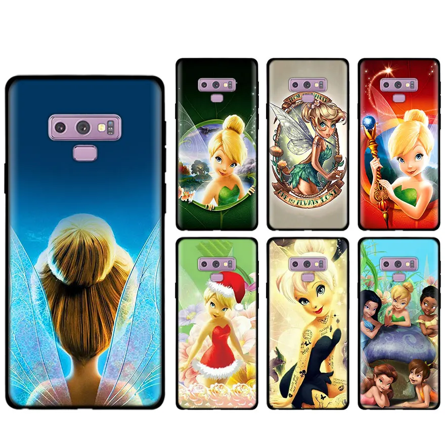 

Tinker Bell Tinkerbell Phone cases for Samsung Galaxy S8 S9 Plus Note 9 8 S10 Lite J4 J6 J8 A6 A7 A8 Black Silicone Case