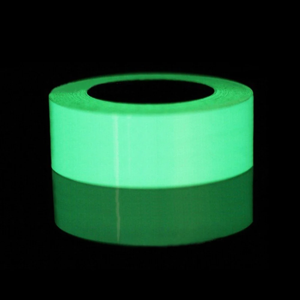 3cm green Лидер продаж, светоотражающая светящаяся лента, самоклеющаяся наклейка, съемная светящаяся лента, флуоресцентная светящаяся темная яркая Предупреждение ющая лента - Цвет: 3cm green