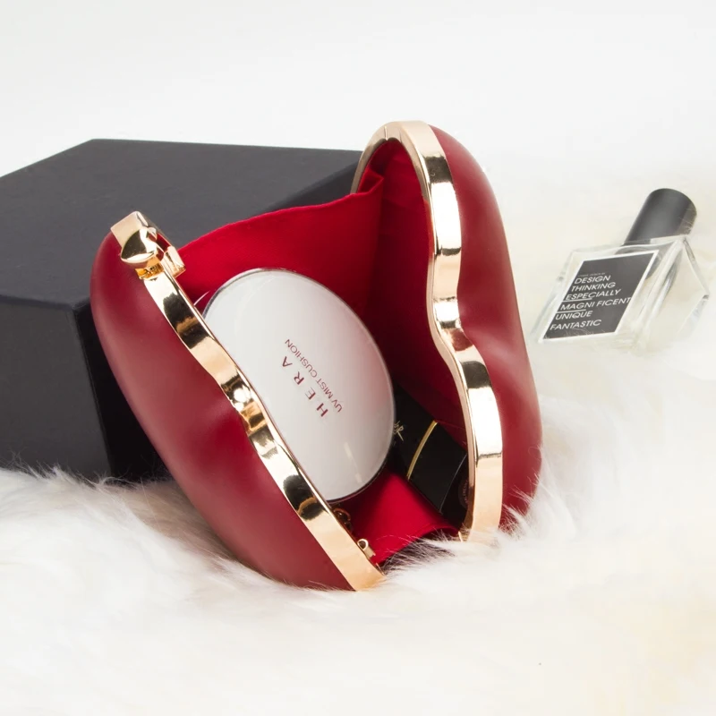 Сумка TekiEssica Женская красная в форме сердца для вечеринки или свадьбы|Сумки с