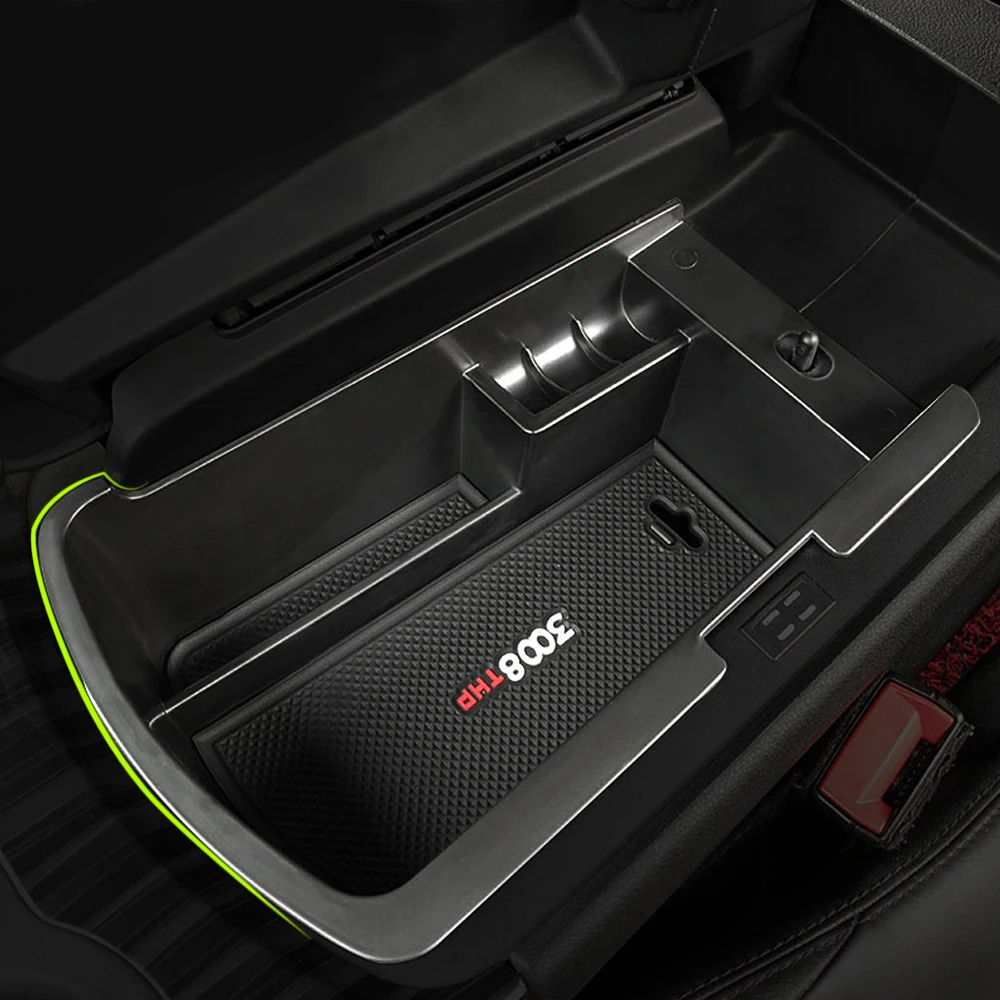 

Car Organizer for Peugeot 3008 2011-2016 Central Armrest Storage Box Container Holder Tray Accessories Car Styling
