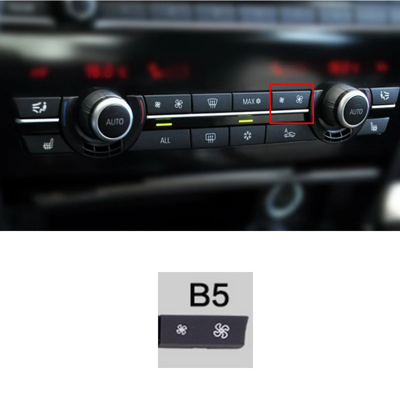 Автомобильный обогреватель, климат-контроль, громкость воздуха, кондиционер, переключатель вентилятора, кнопка, крышка крышки, замена для BMW F10 F11 F02 F06 F07 F18