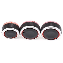 3 шт./компл. переключатель регулятора воздушного кондиционирования для Volkswagen VW Polo до ручки кондиционера тепловой переключатель регулятора