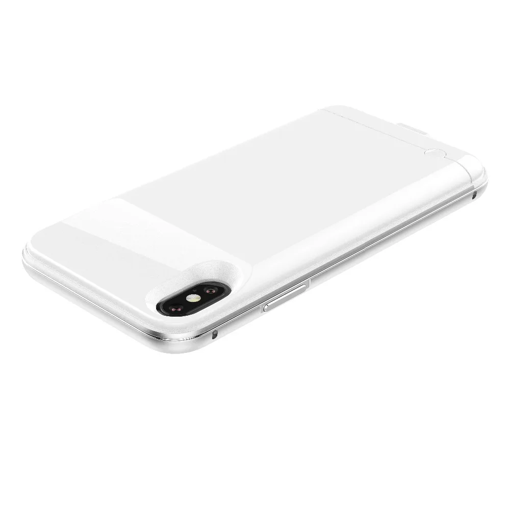 Для iphone X чехол для аккумулятора запасная внешняя зарядка задняя крышка телефона 10000 мАч для iphone X контейнер для аккумуляторных батарей