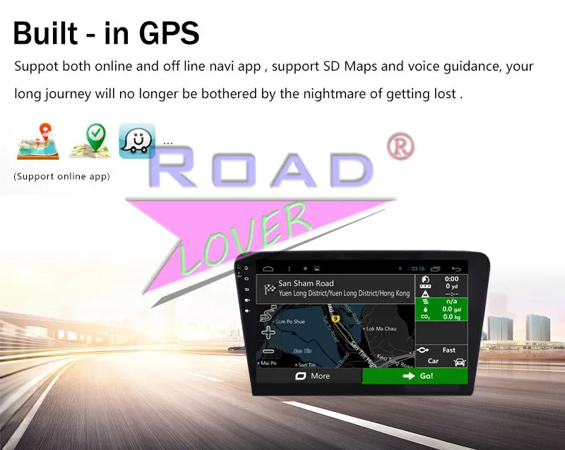 Roadlover Android 6,0 Автомобильный медиа-центр плеер Радио для Volkswagen Santana 2013-Стерео gps навигация 2 Din Automagnitol аудио нет DVD