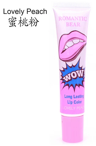 72 шт. Романтический медведь Labial mate Liquido Larga длительность Batom Wow красота губы оттенок тату пакет - Цвет: lovely peach