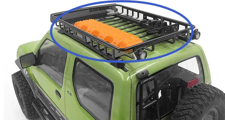 Металлический багажник на крышу для багажа с переводными картинками Для MST JIMNY CMX