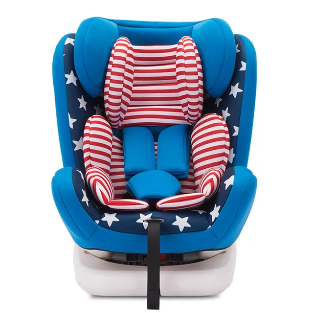 360 Degree Rotate Child Car Seat ISOFIX Hard Interface 0 12 Year Old Baby Adjustable Car Safety
