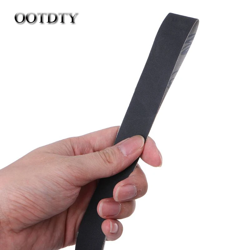 OOTDTY 1 шт. 25x760 мм 400/600/800/1000 крупа кремниевого карбида шлифовальный абразивный шлифовальный ремень для обеспечения высокой