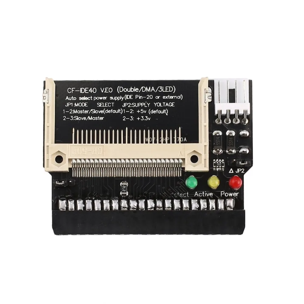 

Compact Flash CF To 3.5 Female 40 Pin IDE Bootable Adapter Converter Card Standard IDE Interface True-IDE Mode