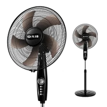 A, устойчивые напольные вентиляторы мягкий ветер для дома 4 лезвия Вентилятор охлаждения сильный ветер 2-8 h синхронизации 3 шестерни с плотной стальной сеткой крышка 56 Вт