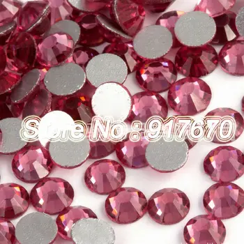 

CPAM ss20 (4.6-4.8mm), Rose Nail Crystals1440pcs/bag Glass Beads Non HotFix FlatBack Rhinestones, Glitters Not Glue stones