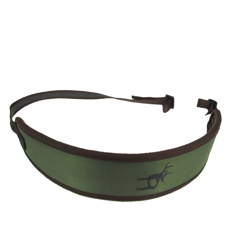 Tactical Rifle Sling Genuine Leather Durable Gun Strap With Buckle Gun