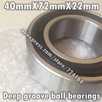 

2pcs Deep groove ball bearing 40x72x22 mm ABEC-7 or ABEC-5 For cnc machine Precision High quality Very good sealing effect