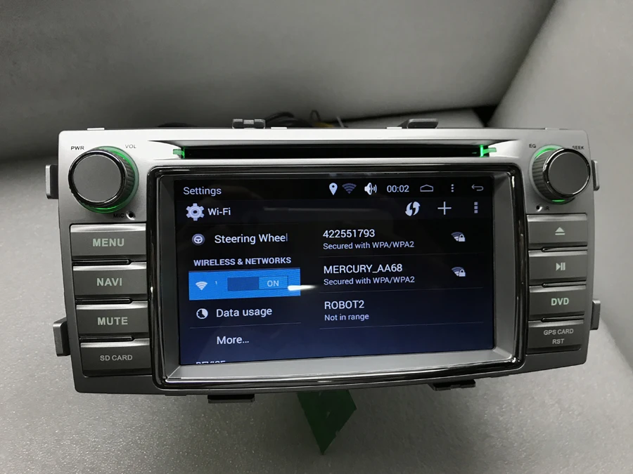 Автомобильный Радио Аудио DVD мультимедийный плеер Android 6,0 gps навигация для Toyota hilux 2012- Розничная /ПК