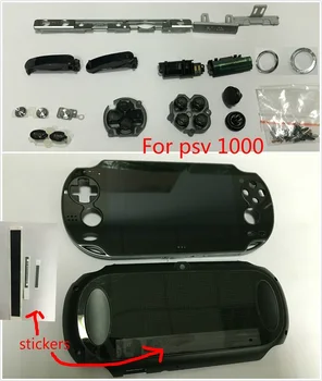 

original for psvita for ps vita psv 1000 lcd screen with frame + 3G or WIFI back cover + buttons screws sticker set