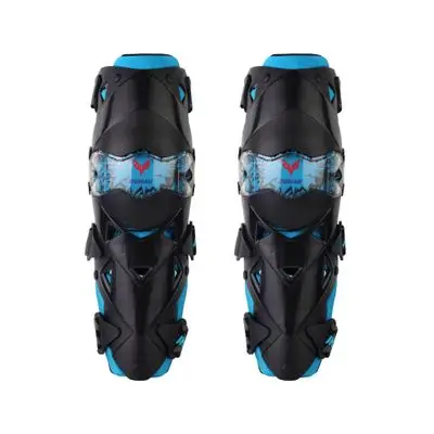 DUHAN moto rcycle наколенники подвижные суставы moto cross Racing наколенники MX moto наколенники PC ударопрочный - Цвет: blue