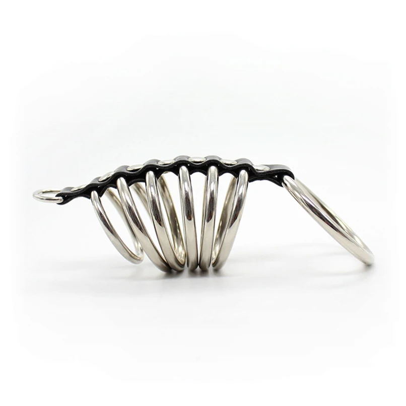 Металлические Кольца для пениса манжеты задержки искусственная кожа интимная