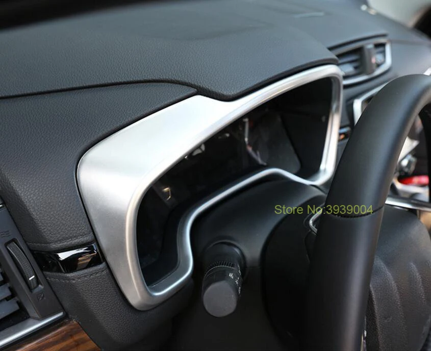 Для Honda CR-V 1 шт. автомобильный Стайлинг 1 шт. ABS хромированные украшения для приборной панели автомобиля центральный чехол для пульта отделка молдинги аксессуары