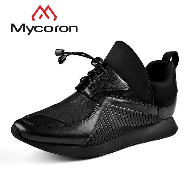 

Mycoron Luxury Fashion Brand New Arrivals Personality Men's High-top Casual Shoes 100%Genuine Leather Shoes salomones men