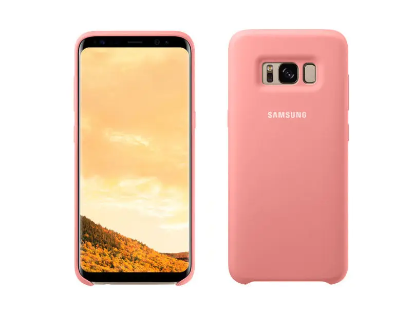 pink Чехол для samsung S7 edge, шелковистый силиконовый чехол, мягкий на ощупь, защитный чехол для samsung Galaxy S7 EDGE, 5,5 дюймов - Цвет: pink
