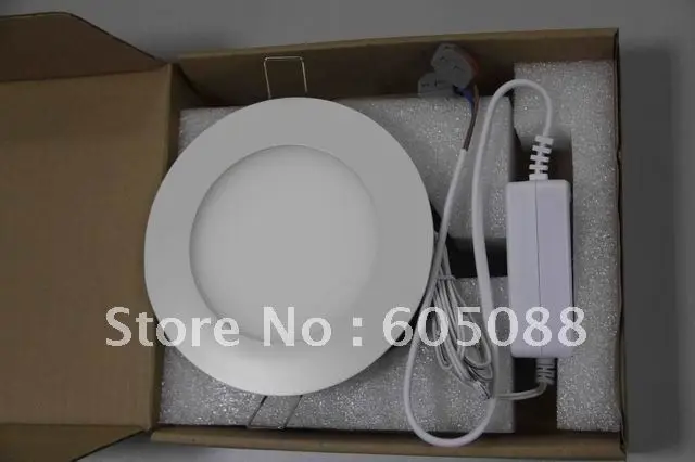 Lâmpadas do Painel de Teto Frete Grátis 5 Pçs e lote Promoção! 4 8 w Rodada Levou Luz Painel Ac100 240v e 50 60 Hz ce & Rohs Interior Levou Sinal