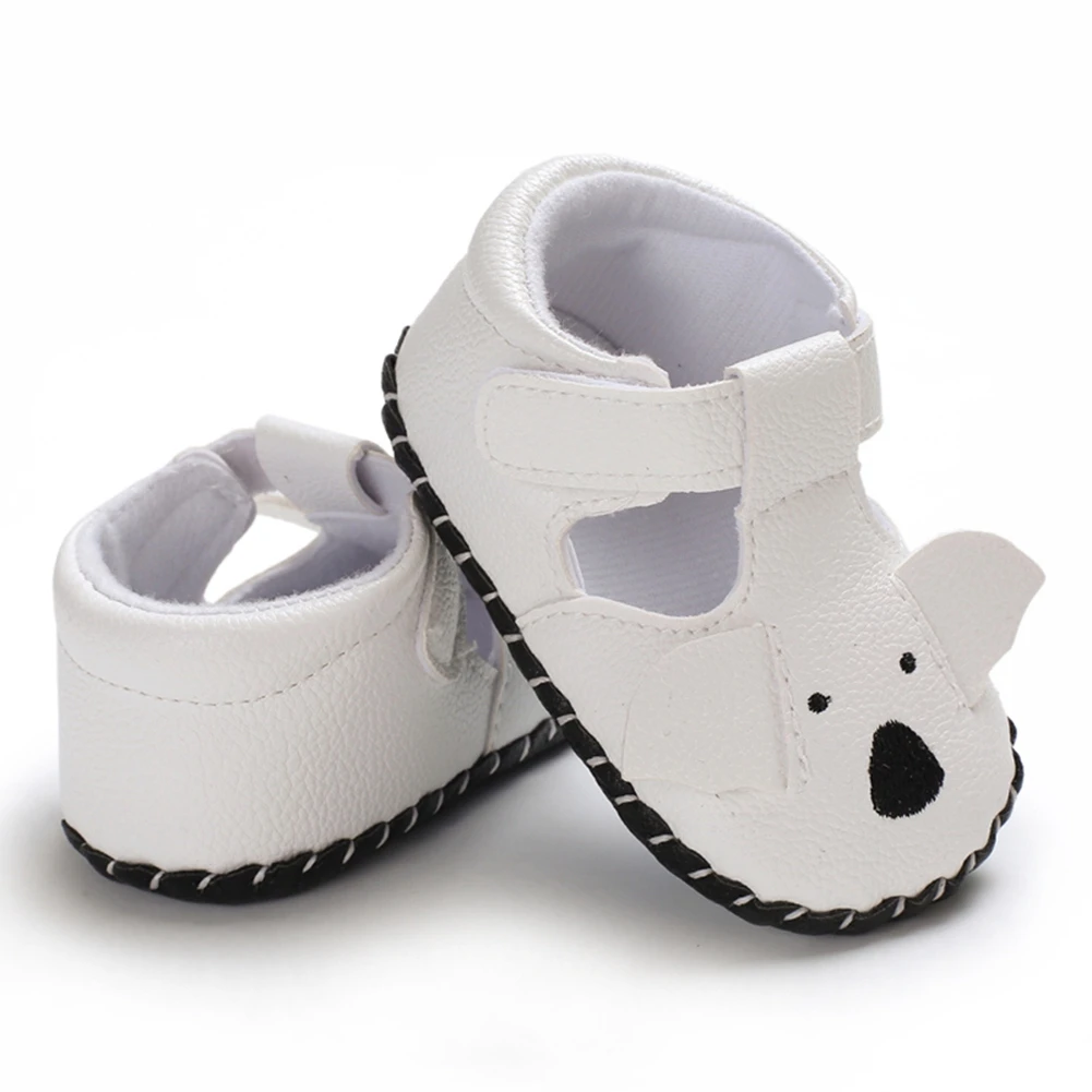 Summer Baby Boy Girl Cute Cartoon Soft Sole Anti-slip Crib Shoes First Walkers Walking Shoes 0-18M