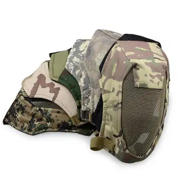 

Multi-colors Steel Mesh Protective Full Face Mask For Fencing Tactical V3