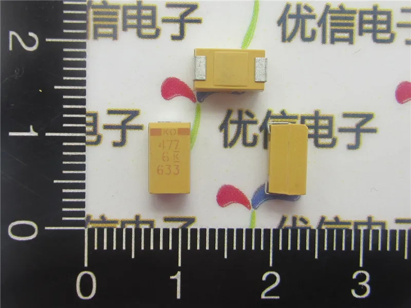 Бесплатная доставка с треком 20 шт./лот 7343 470 мкФ SMD Танталовый конденсатор 6 3 V E Тип