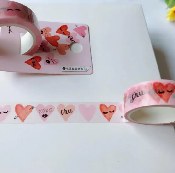 1 шт. мультфильм DIY смешная бумага декоративная клейкая лента мультфильм девушка Герат улыбка васи лента маскирующая Лента наклейки