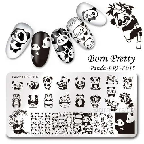 38221 BORN PRETTY 1 шт. цветочный узор ногтей штамповки пластины кружева дизайн ногтей печать изображения маникюрный шаблон трафареты украшения ногтей BP-L020 - Цвет: 38221