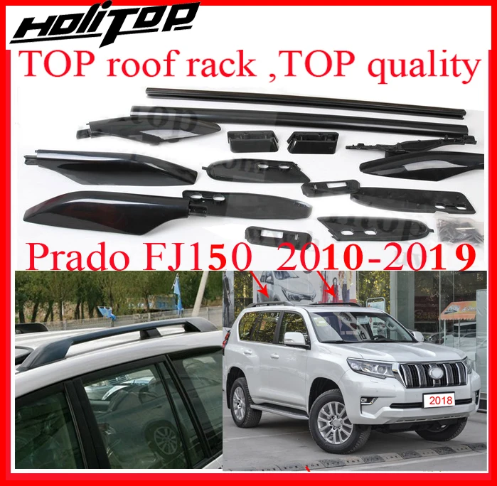 Топ багажник/Продольный брус крыши для Land Cruiser PRADO 2010- KZJ150 FJ 150 UZJ150 LC 150, ISO наивысшего качества, "мощный" натуральная