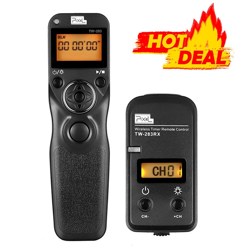 PixelTW 283DC2 Wireless Bluetooth Trigger Remote Shutter Release Timer