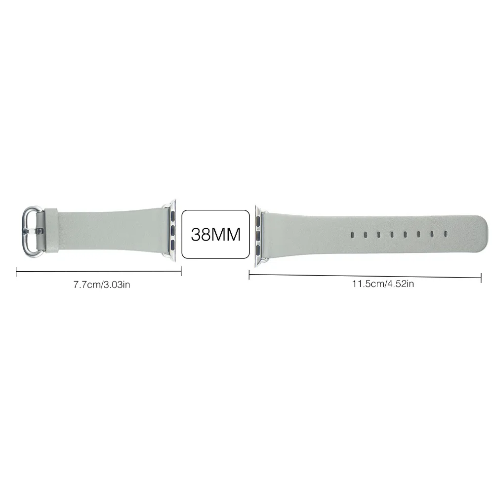 Пояса из натуральной кожи ремешок для Apple Watch 38 мм 42 серии 3 2 1 IWatch 22 мягкий красочная тесьма с булавки пряжка