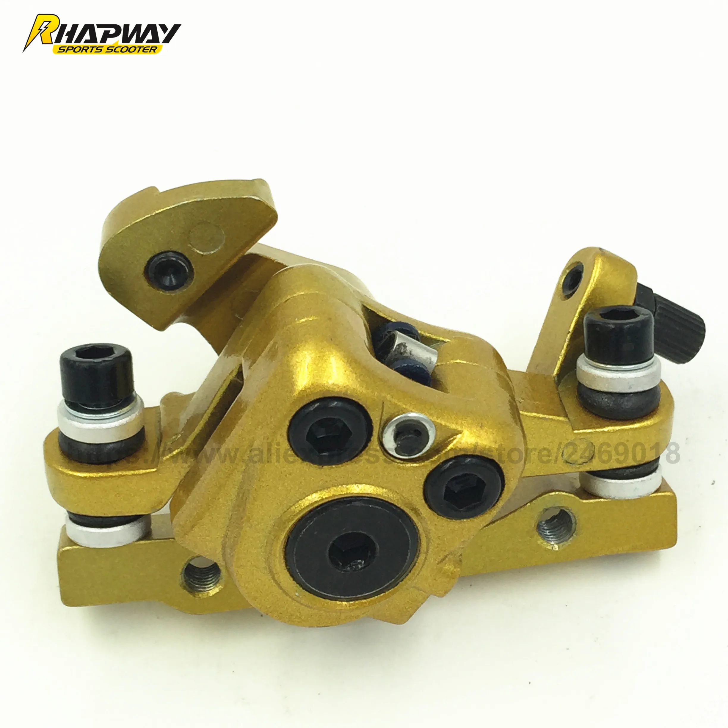 High Quality Gas/Electric Scooter Brake Caliper Golden Electric Bicycle
