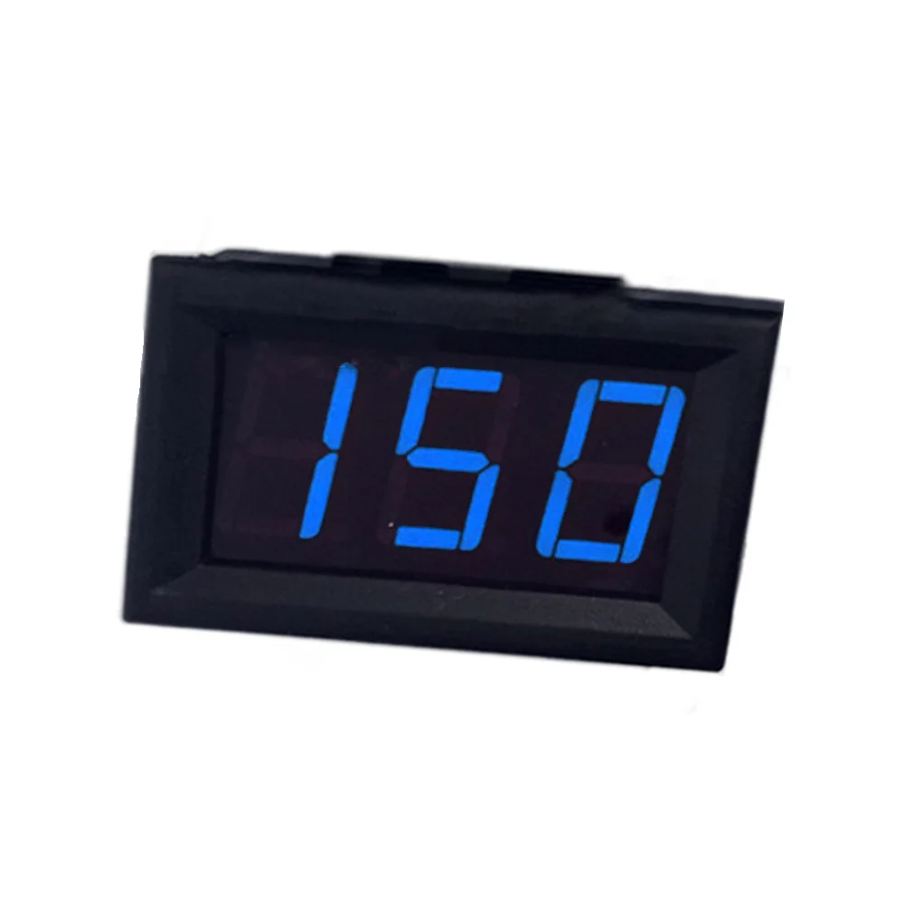 12V120V 150 V Цифровой вольтметр для мотоциклов Напряжение Панель метр для вольтметр Для электромобиля или мотоцикла автомобиля высокого качества - Цвет: Blue