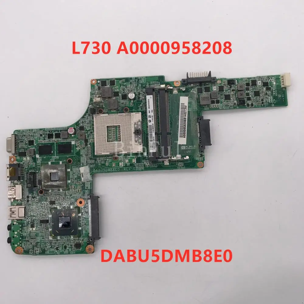 Высокое качество для L730 L735 Материнская плата ноутбука DABU5DMB8E0 A0000958208 GT310M GPU полностью протестирована
