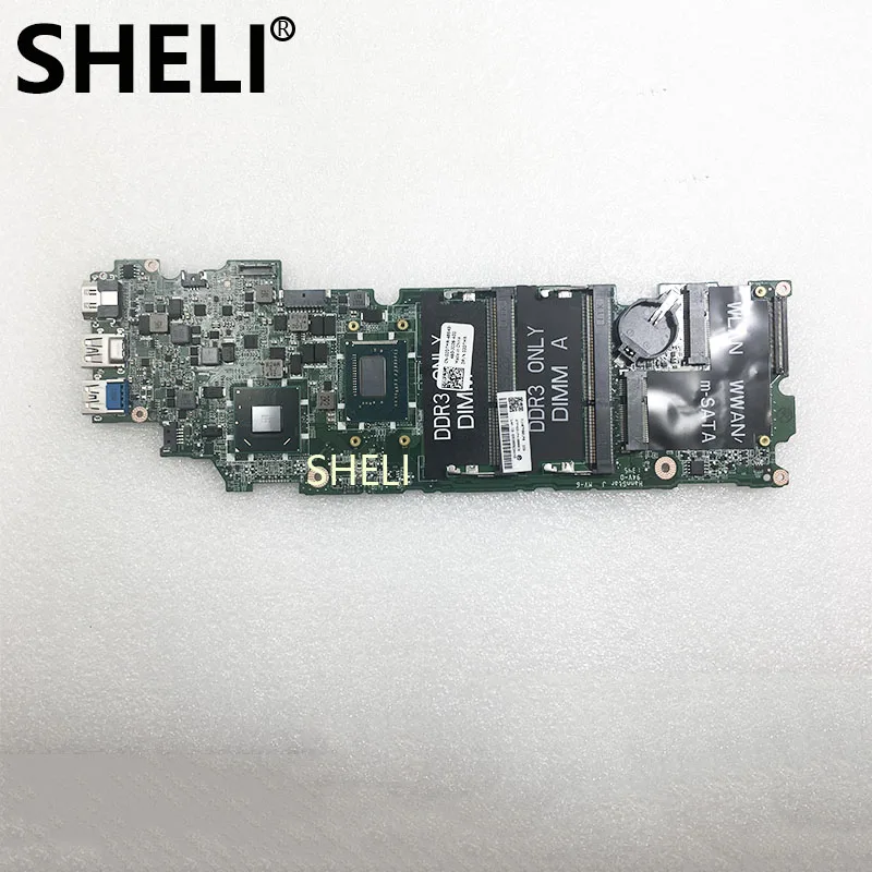 SHELI для Dell Inspiron 13Z 5323 Материнская плата ноутбука DDR3 02 DTMR CN-02DTMR с I5-3337U cpu test good
