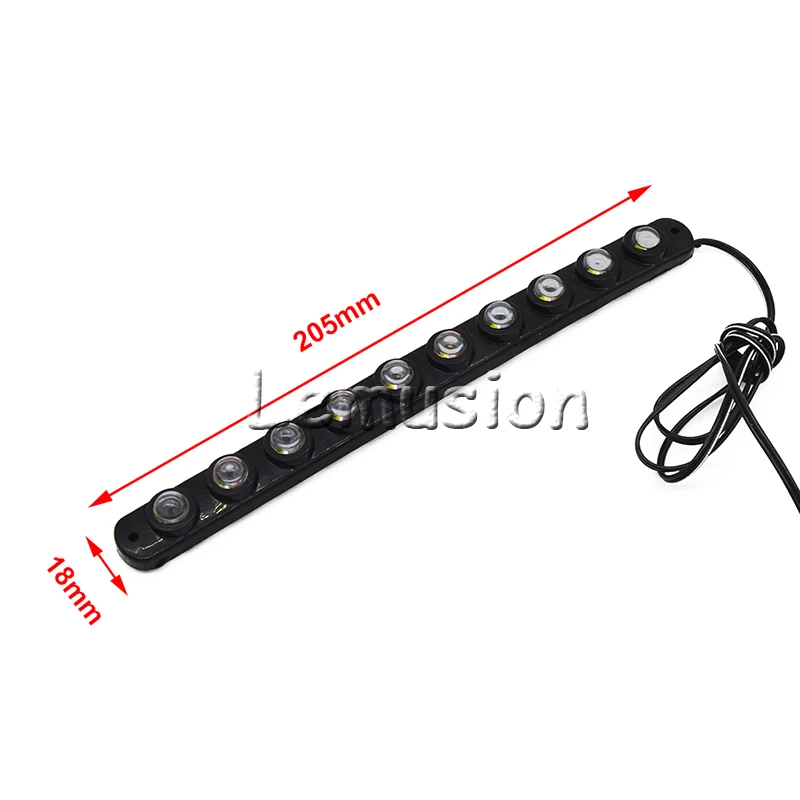 1 пара 10 светодиодных автомобильных дневных ходовых огней 12В Автомобильная