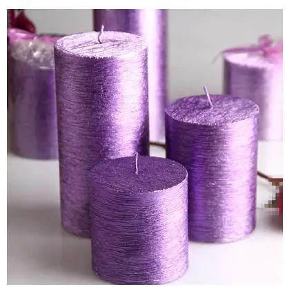 purple 3pcs Отдых пунктов на день рождения декоративные бездымного духи свечи ароматические свечи свадебные свечи - Цвет: purple 3pcs