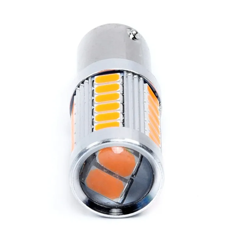 Balight 4 шт. 33SMD светодиодный Янтарный автомобильный тормозной задний сигнал поворота Авто Обратный дневной ходовой свет лампы стайлинга автомобилей