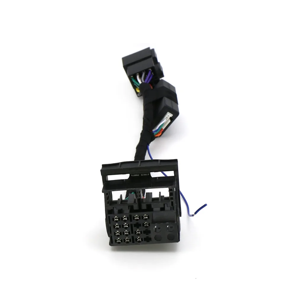 RCD330 плюс автомобиль Plug& Play ISO Quadlock Кабель-адаптер W/CANBUS декодер симулятор для VW Golf 6 Jetta MK5 MK6 Passat Polo Vento