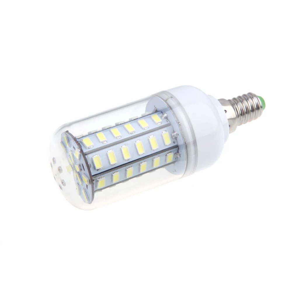 E14 12 Вт 5730 SMD 60 светодио дный лампочки мозоли энергосбережения 360 градусов белый теплый белый светодио дный лампы лампы 220-240 В