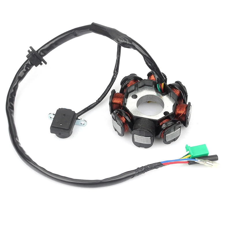 8 Катушек полюса статора Магнето для GY6 ATV Скутер мопед 125cc 150cc 152QMI 157QMJ китайский скутер