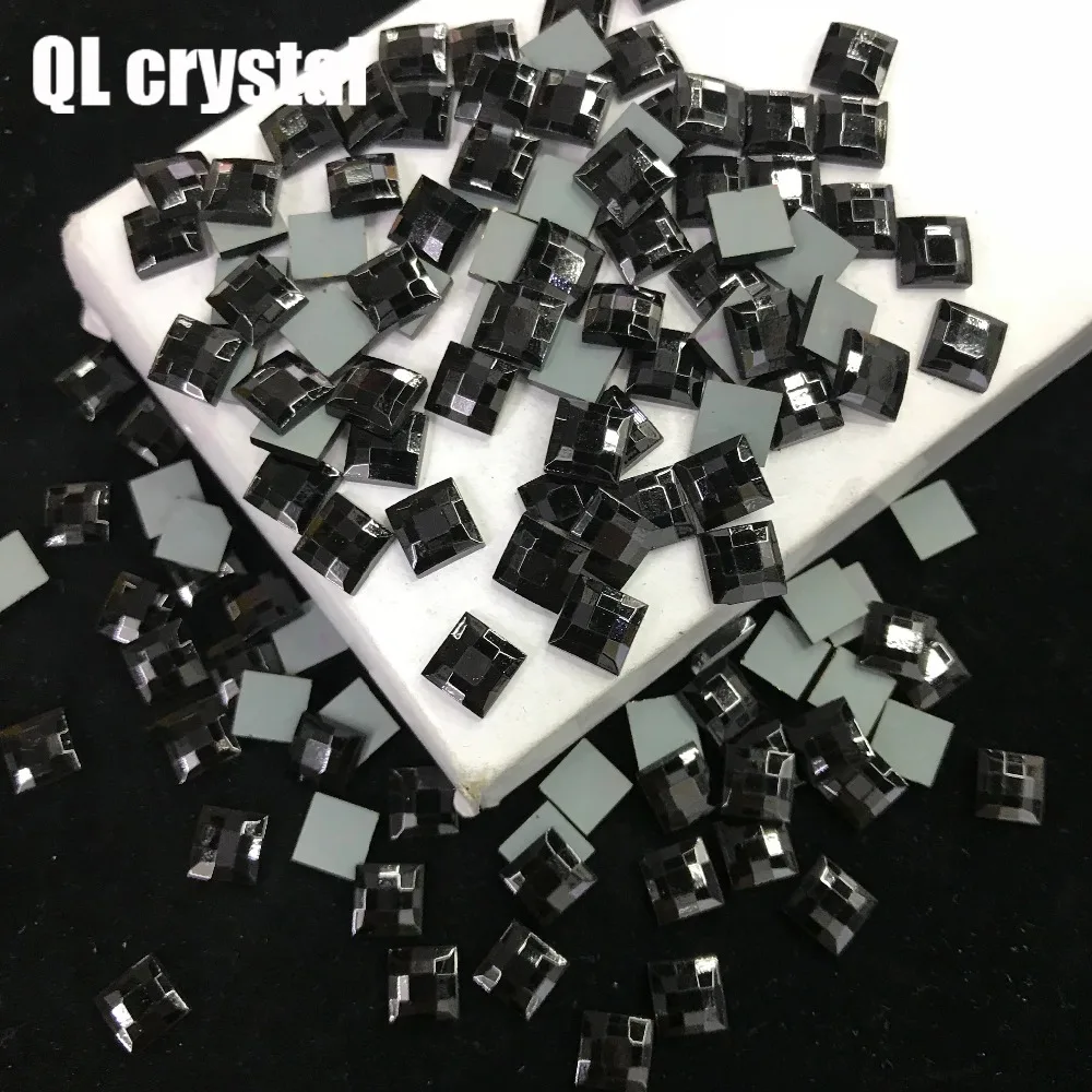 QL Кристалл 8 мм кристалл Популярные DIY Одежда одежды шоссе сумки клей на flatbacks хрусталя Стразы