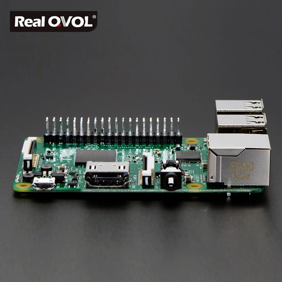Новинка Raspberry Pi 3 Модель B/Raspberry Pi/малиновый/Pi3 B/Pi 3/Pi 3b с Wi-Fi и Bluetooth(Element14 Ver