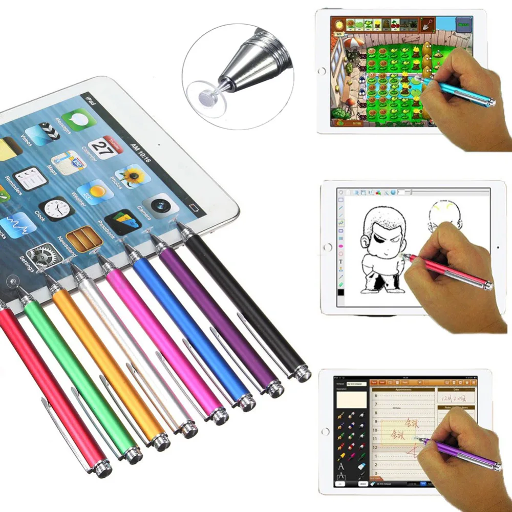 Тонкий круглый стилус с точками для iPhone iPad 2 3 4 12 5 см|pen for iphone|touch screen stylus pencapacitive pen |