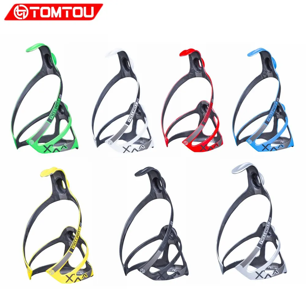 

TOMTOU Full UD Carbon Fiber XXX Bottle Cage Bicycle Water Bottle Holder For Road/Mountain Bike Parts 16g Matte 2 Pcs/Lot