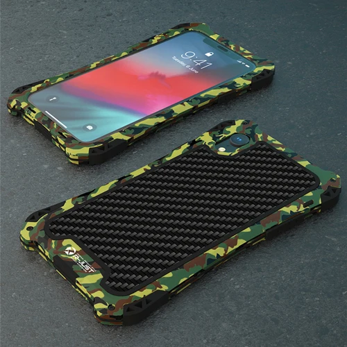 Брендовый противоударный чехол-броня для Apple iPhone XS XR XS Max роскошный водонепроницаемый полный защитный чехол для iPhone XR XS Max capa - Цвет: Army Green